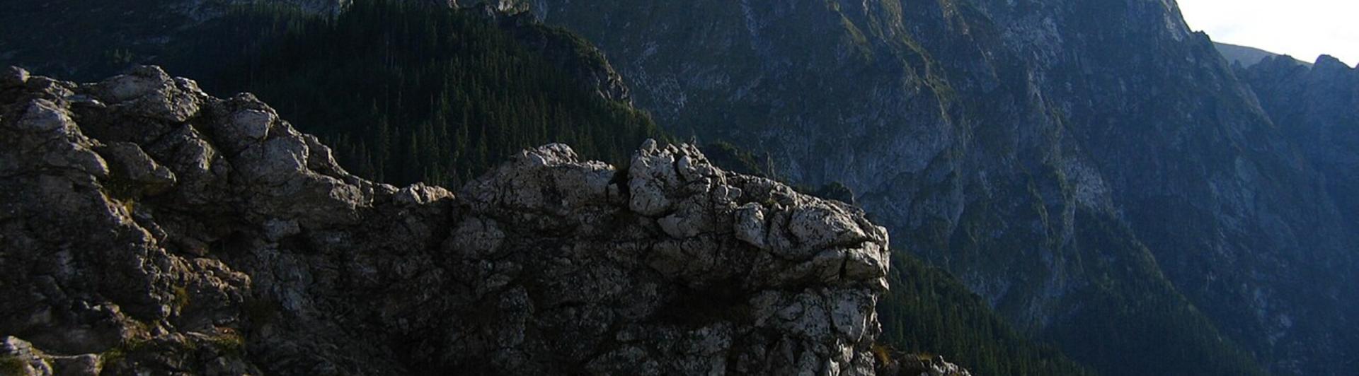 Panorama Tatr — Giewont